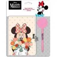 Disney: Tajni dnevnik Minnie Mouse s lokotom i pompon olovkom 12x18cm 60 listova