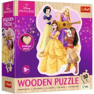 Disney princeze drvena slagalica od 50 dijelova – Trefl