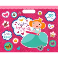 Divovska bojanka – Vesele princeze bojanka s naljepnicama