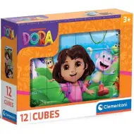 Dora istraživačica, slagalica od 12 kocaka - Clementoni