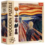 Edvard Munch: Krik 200-dijelna drvena slagalica - Trefl