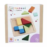 Eichhorn: Drvena Montessori slagalica boja i oblika – Logička igra za male ruke - Simba Toys