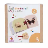 Eichhorn: Drvena Montessori slikovnica o životinjama – Upoznaj životinje s prirodnim slikama – Simba Toys