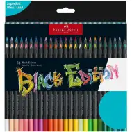 Faber-Castell: Black Edition set šarenih olovaka, 50 komada