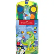 Faber-Castell: Connector set za akvarel s 12 boja s povezivim paletama, s dinosaurima