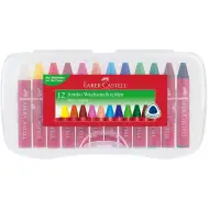 Faber-Castell: Jumbo trokutaste voštane bojice, set od 12 komada