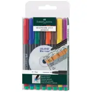 Faber-Castell: Multimark set alkoholnih markera F 0,6 mm – 8 komada