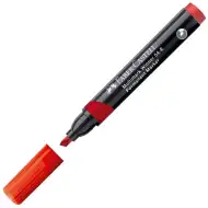 Faber-Castell: Permanentni marker crveni alkoholni flomaster s kosim vrhom