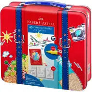 Faber Castell: Set markera Connector, 40 komada u malom kovčegu