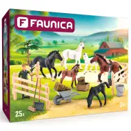 Faunica: Set od 25 komada s lipicanskim konjima - Woodyland