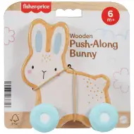 Fisher-Price: Drveni guralica zec - Mattel