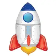 Folija balon u obliku svemirske rakete, 77 cm