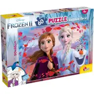 Frozen 2 2 u 1 puzzle od 60 dijelova i bojanka 50x35 cm - Lisciani