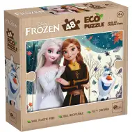 Frozen sestre 2 u 1, eco mini slagalica od 48 dijelova i bojanka 35x25 cm – Lisciani