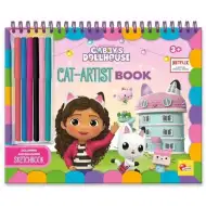 Gabiina kućica za lutke Cat-Artist bojanka - Lisciani