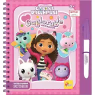 Gabina kućica Gabdorable bojanka za bojanje vodom - Lisciani