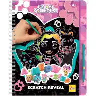 Gabina kućica za lutke A-meow-zing kreativni set za struganje slika, 44 stranice - Lisciani