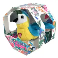 Happy Yappers interaktivni plišani plavi papagaj