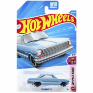Hot Wheels: 63 Chevy II plavi mali autić 1/64 - Mattel