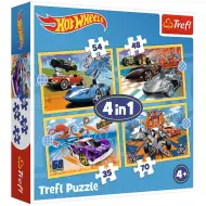 Hot Wheels 4 u 1 slagalica - Trefl