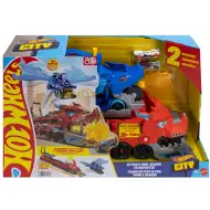 Hot Wheels City: Zmaj-vozač transporter automobila - Mattel