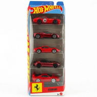 Hot Wheels Ferrari set od 5 autića 1/64 – Mattel