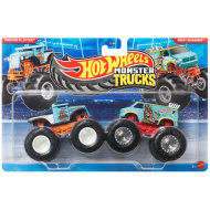 Hot Wheels Monster Trucks: Poo Poo Platter vs Fruit Smasher, paket od 2 autića, 1/64 - Mattel