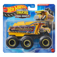 Hot Wheels Monster Trucks: Wreckstruction tegljač s 6 kotača, autić u razmjeru 1/64 - Mattel