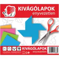 ICO: SÜNI neljepljeni izrezani listovi 15x15 cm 10 listova