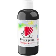 ICO: Tempera za djecu, crna boja, 500 ml