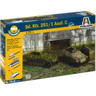Italeri 1/72 Sd. Kfz. 251/1 Ausf. C polugusjeni oklopni transporter 2-kompletni set maketa