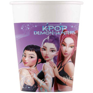 K-Pop lovci na demone papirnate čaše, set od 8 kom, 200 ml