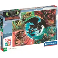 Kako izdresirati zmaja 104-dijelna Supercolor slagalica - Clementoni