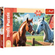 Konji na livadi, puzzle od 200 dijelova - Trefl