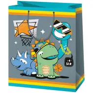 Košarkaški dinosauri divovska poklon vrećica 33x15x44cm