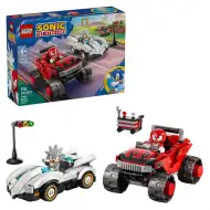 LEGO® Sonic the Hedgehog™: Srebrni automobil protiv Knucklesovog monster trucka (77118)