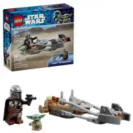 LEGO® Star Wars™: Mandalorijanac i Grogu na speeder biciklu (75436)