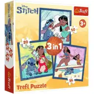 Lilo i Stitch - 3 u 1 slagalica sa 20, 36 i 50 dijelova - Trefl