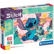 Lilo i Stitch Scrump plišana igračka 60-dijelna supercolor slagalica - Clementoni