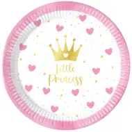 Little Princess set papirnatih tanjura, 8 komada, 20 cm