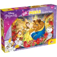 Ljepotica i zvijer 2 u 1 puzzle od 108 dijelova i bojanka 50x35 cm - Lisciani