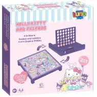 Luna: Hello Kitty 2 u 1 društvena igra – Četiri u nizu i Zmije i ljestve