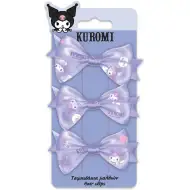 Luna: Kuromi set od 3 ukosnica za kosu s mašnicama
