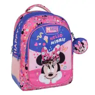 Luna: Must Team Hello Minnie s okruglim rubovima, ruksak s 3 pretinca, 32x18x43 cm
