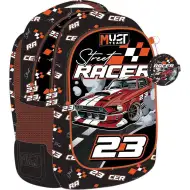 Luna: Must Team Street Racer zaobljena školska torba s 3 pretinca, ruksak 32x18x43cm