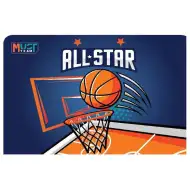 Luna: Must Team podloga za stol s motivom košarke 43x29 cm