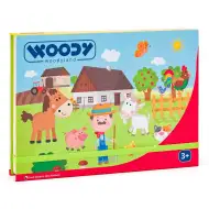 Magnetna slagalica u kutiji - Farma - Woodyland