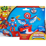 Marvelov Iron Man i njegovi nevjerojatni prijatelji - Kapetan Amerika i njegovo vozilo Super Bike - Hasbro