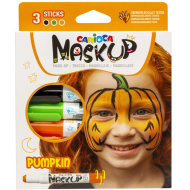 Maskup: Set za oslikavanje lica bundeve s 3 bojama - Carioca