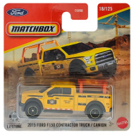 Matchbox: 2015 Ford F-150 Contractor Truck žuti autić 1/64 - Mattel